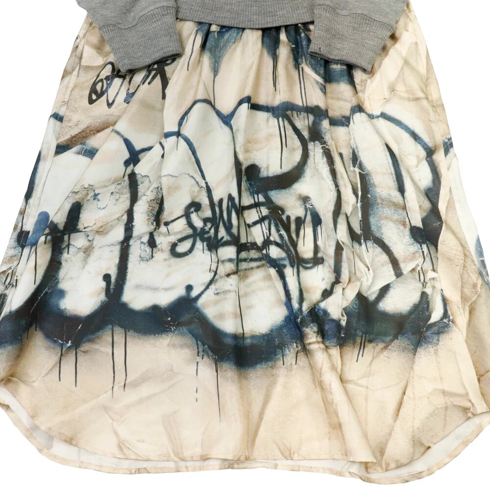 Vintage Jean Paul Gaultier Archival Graffiti Long Sleeve Dress size 4 - Picture 6 of 10